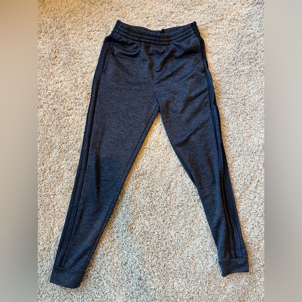 Boys Adidas Navy Joggers